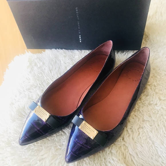 Marc Jacobs Patent Leather Flats - Picture 1 of 6